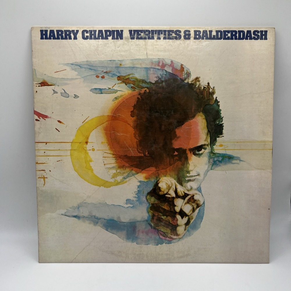 Harry Chapin Verities & Balderdash LP Vinyl 12" 33 RPM Elektra 1970s Folk Rock
